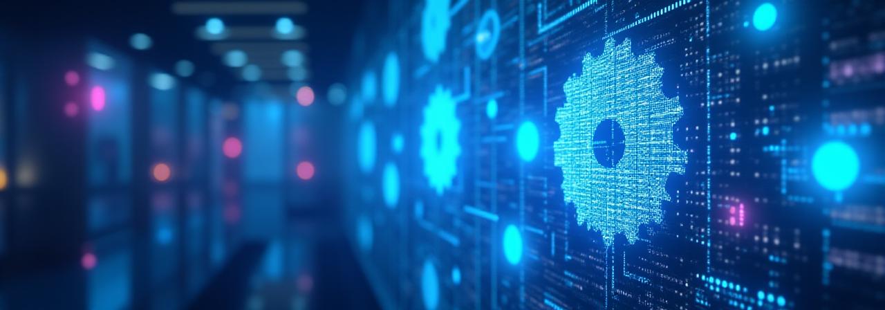 Abstract digital representation of data security and privacy protection